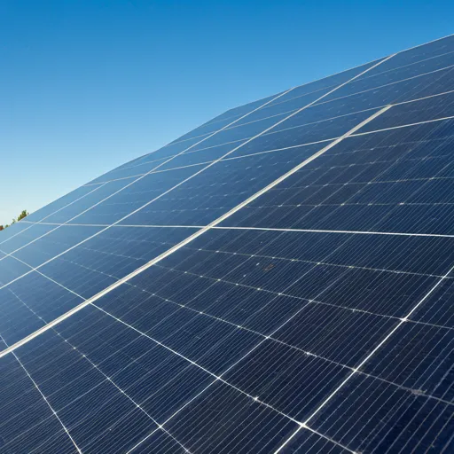 Detalle arquitectónico de paneles solares monocristalinos de alta eficiencia en un techo